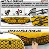 Muslogy Truck Bed Cargo Net Compatible With Honda Ridgeline 2017-2024 2025 Accessories Storage Organizer Pickup Truck Bed Envelope Style Cargo Net