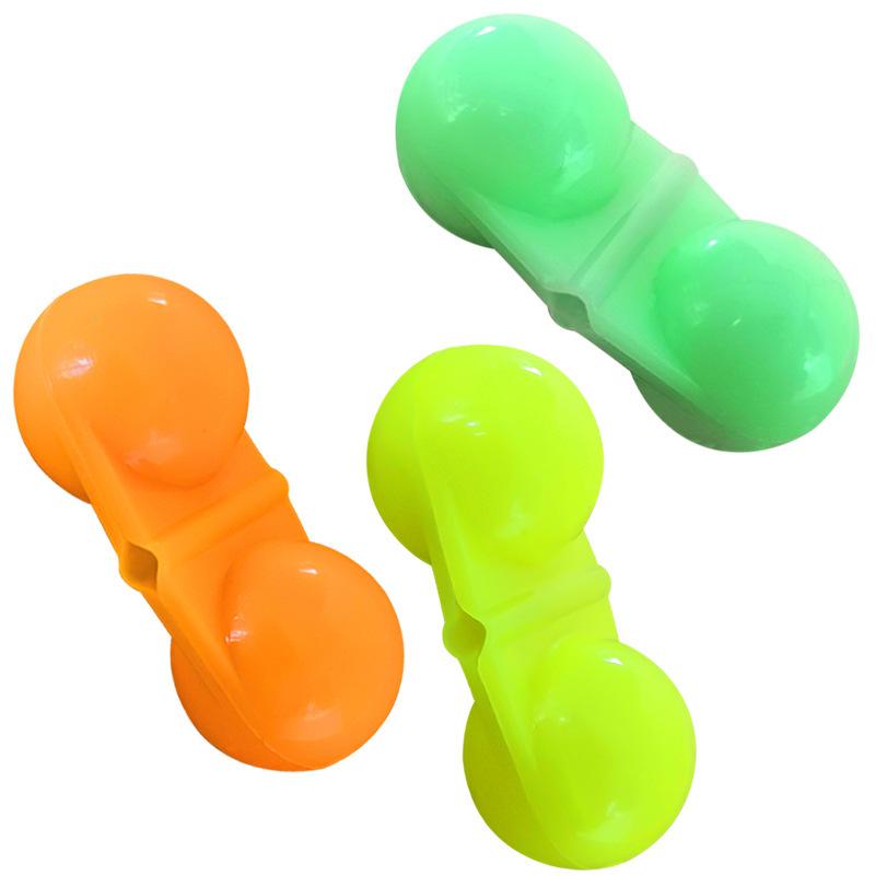 Weihe Double Ring Double Sound Bead Luminous Line Bell Fishing Accessories with 2 Built-in Sound Beads