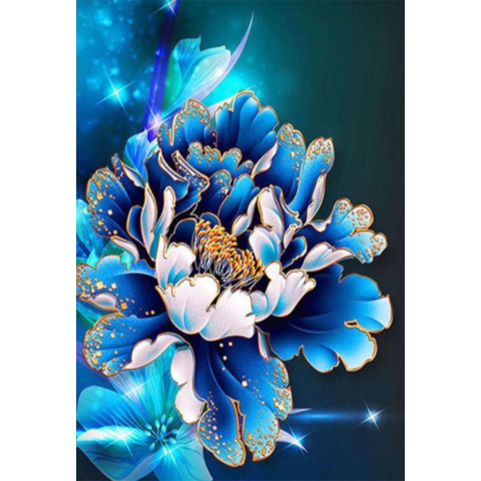 

5D DIY Роза, алмазная живопись, горный хрусталь, картина, набор для вышивки крестом, полная круглая алмазная вышивка, подарок, мозаика, украшение дома Full Round 20x30CM