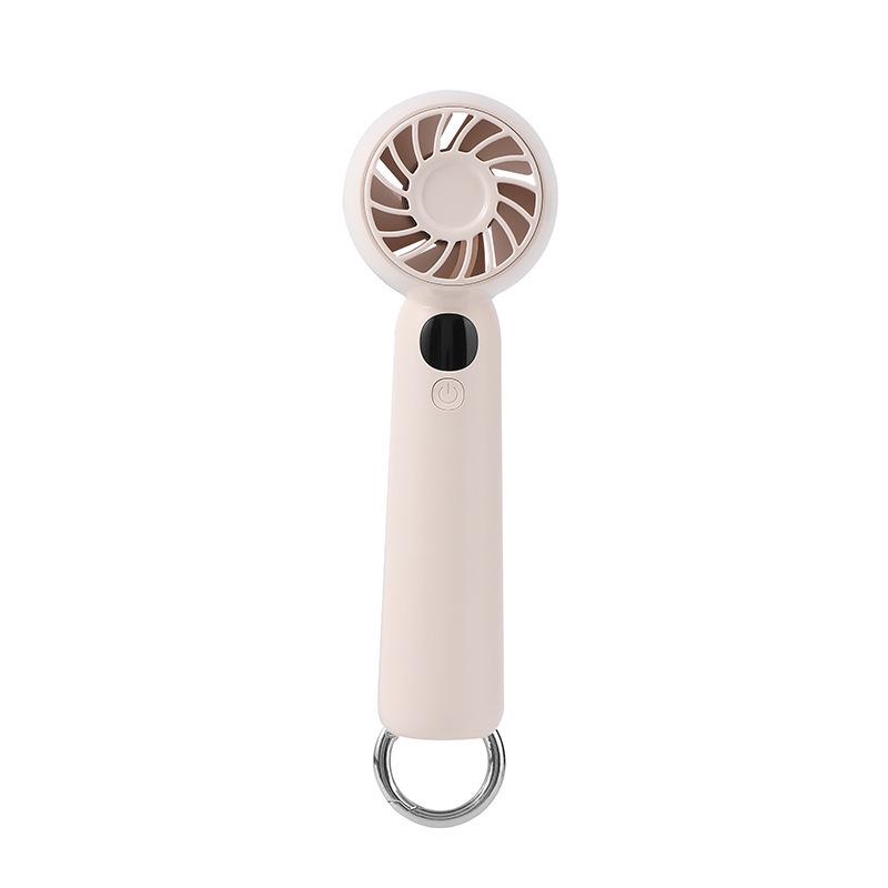 

Compact USB Rechargeable Handheld Fan with 5-Speed Settings and Long Battery Life 58x66x168 mm рожевий