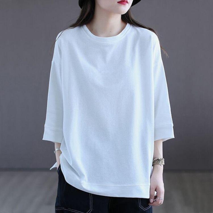 Women's Oversized T-Shirt Summer Casual Loose Fit Crewneck Workout Tee Short Sleeve Tops