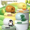 Cartoon With Eggshell Cute Duckling Dinosaur Egg Shape Using Clockwork Power Can Walk Animal Doll Home Desktop Fun Decoration