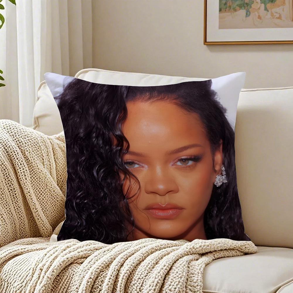 singer fashionable RRihanna Cushion Cover Pillowcase Antidustmite living Room Sofa Decor Cushion Room
