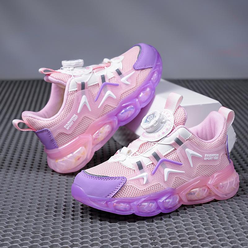 Boys' Autumn Waterproof Leather Sports Shoes with Soft Sole & Rotating Buckle