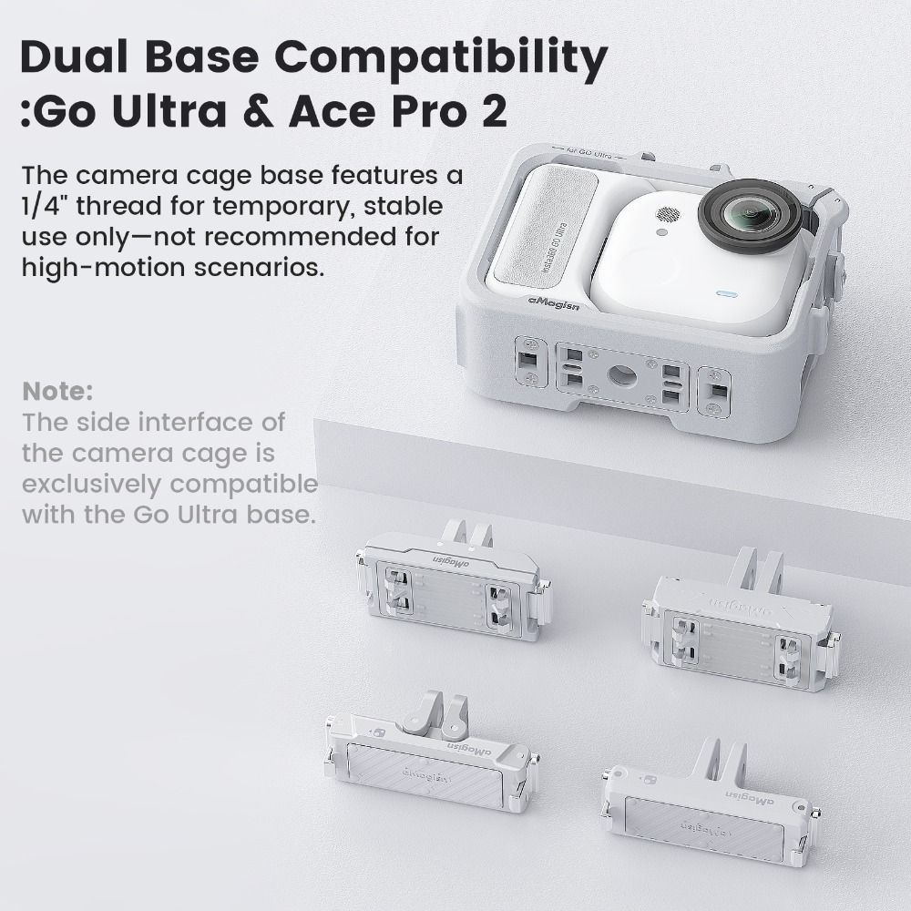 Quick Release Protective Frame for Insta360 Go Ultra Action Camera Accessories