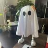 Ghost Wearing Cloak Ornament Halloween Haunted House Parties Themed Statue Multi-Functional Holiday Decor
