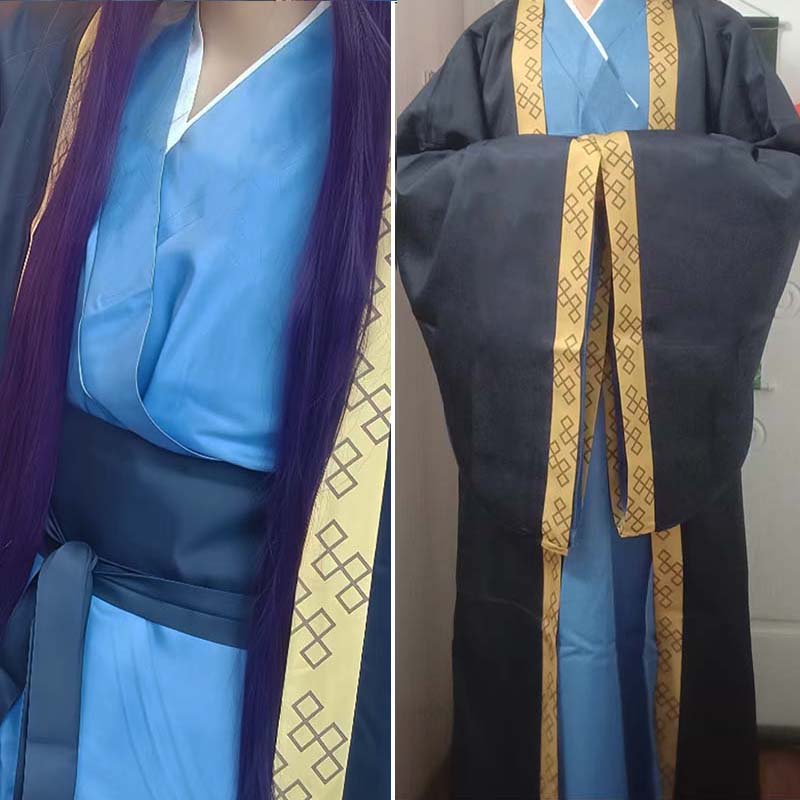 Jinshi Cosplay Kostüm Anime Apotheker Tagebuch Herren Kimono Robe Anzug mit Kopfbedeckung Kusuriya No Hitorigoto Outfits für Comic Con