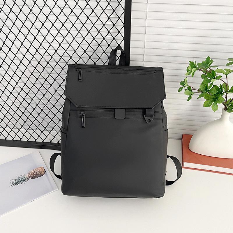 Schoolbag Backpack Korean Flip Backpack Men's Business Computer Bag Leisure Outdoor Sports Travel Student Backpack