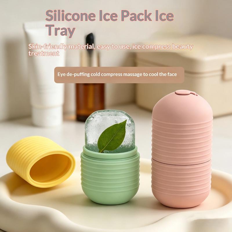 1Pcs Silicone Ice Cube Trays Ice Globe Balls Eye Face Massager Skin Care Tools Ice Face Roller Facial Lifting Contouring Tool