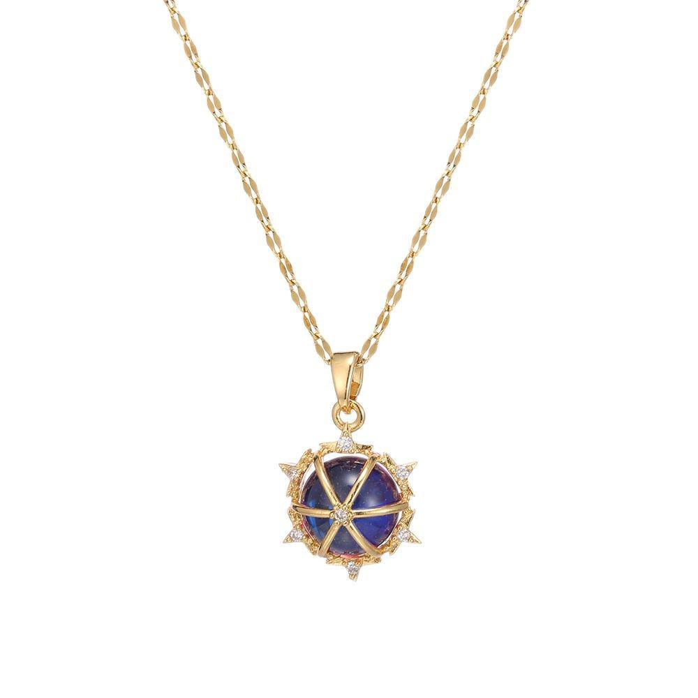 Women's Christmas Zircon Clavicle Pendant - Elegant Cross-border Fashion Design