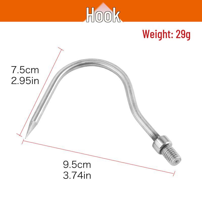 Stainless Steel Telescopic Pole with High Branch Saw and Fruit Hook for Tree Pruning