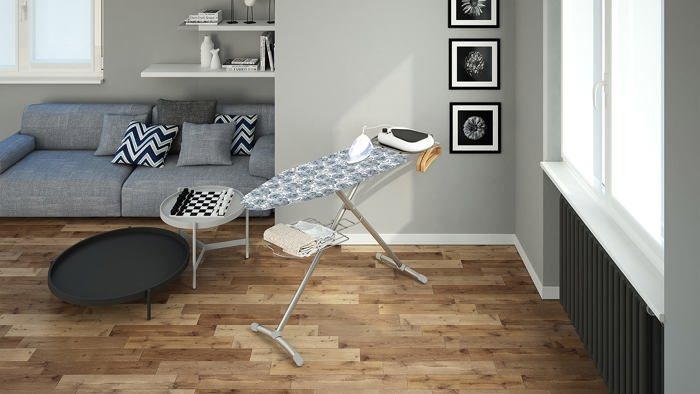 Table À Repasser - COLOMBO - A142LB1W - 120x44cm - Poids Léger 8kg - Facile À Transporter