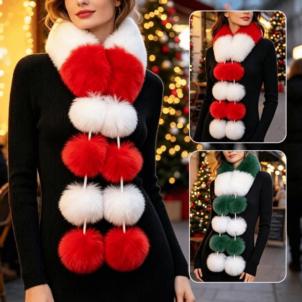 Windproof Women Fashion Scarf Long Neck Warmer Collar New Warmth Magnetic Scarf  Christmas Gift