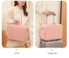 LED Mirror Makeup Bag: Spacious Handbag for Skincare & Cosmetics Storage