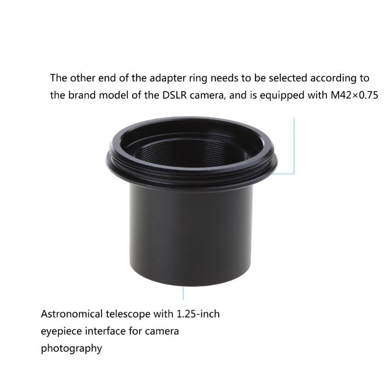 Convenient Mounting 1.25" To C Mount Adapter for Telescope Camera Adapters Perfect for Photography Metal Framework