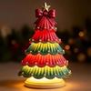 Christmas Tree Ornament Resin Resin Christmas Tree Light Christmas Desktop Decoration Colourful For Carnivals Wedding