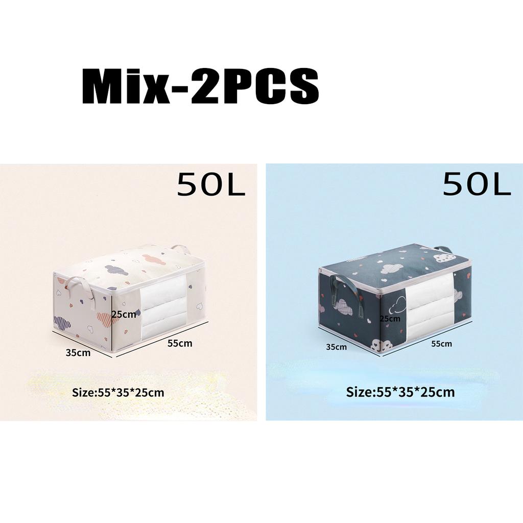 Quilt Storage Bag Household Wardrobe Quilt Clothes Organizer Large Capacity Blanket Sorting Bags Dust-proof Moving Bag