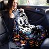 1 szt. Koc Halloweenowy Nietoperz Wiedźma Dynia Miękki Koc do Dekoracji Pokoju, Idealny Pomysł na Prezent, Salon, Podróż, Kemping, Kocy Samochodowe