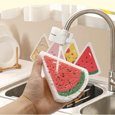 1Pcs Creativity Magic Dishwashing Sponge Household Kitchen Bathroom Migic Cleaning Wipe Strong Scouring Sponge