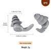 Silicone Noise-Canceling Earplugs for Sleeping and Studying, Portable In-Ear Design, Available for Quick Use.