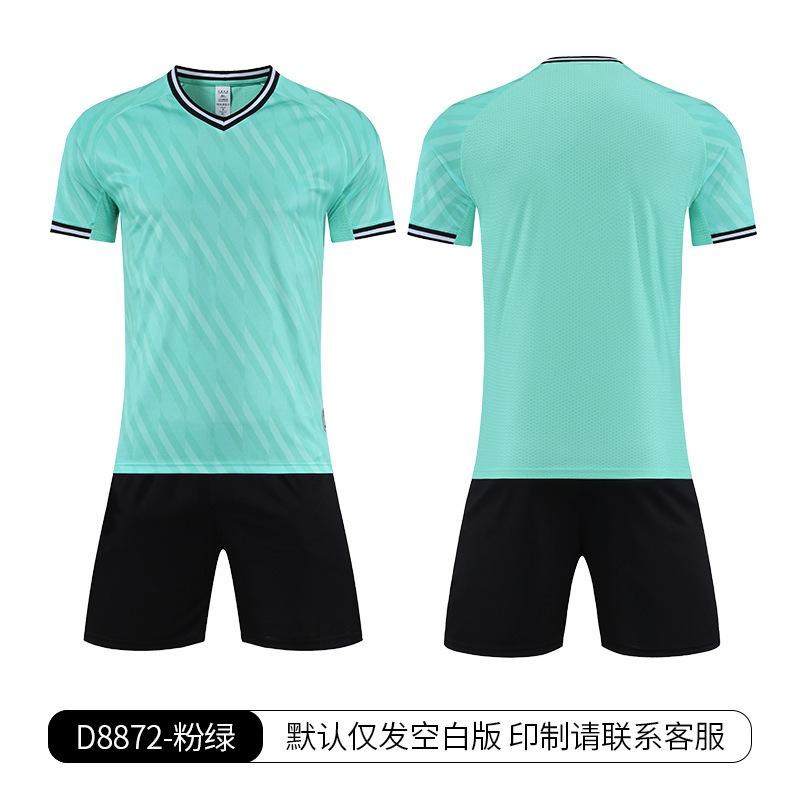 Football training clothes summer thin children's football clothes set short-sleeved men's outdoor running sports quick-drying breathable ball