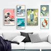 Hokusai Ohara Koson Japanese Art Whitepaper Poster Waterproof Paper Sticker Coffee House Bar Aesthetic Art Wall Painting