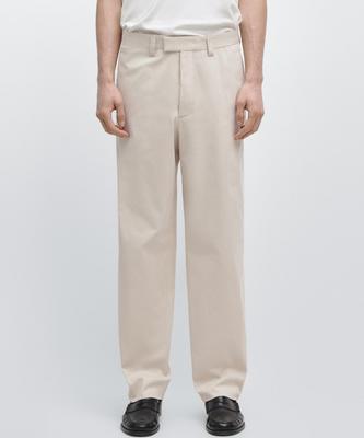 Masimodutti Barrel Fit Tailored Pants