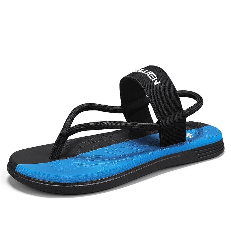 

Large size summer new casual beach sandals men s outer wear pinch slippers trendy outdoor wear-resistant cool slippers men 39