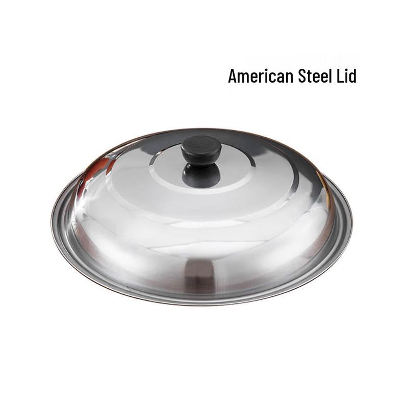 

32cm Stainless Steel Pot Lid with Plastic Finial