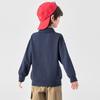 Boys' Embroidered Bear Long Sleeve Polo Shirt