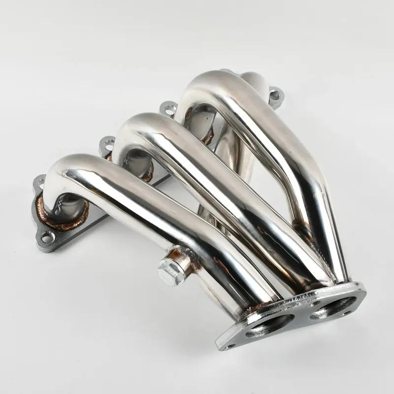 Stainless Steel Exhaust Manifold Headers For 1988-2000 Honda Civic D15 D-Series EJ EG EH EK Sliver