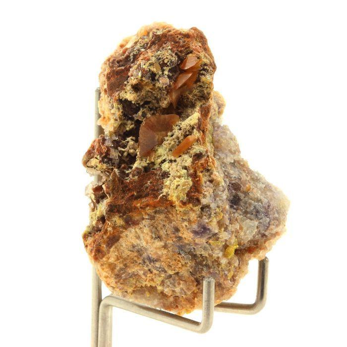 Wulfenite + Mimetite + Fluorite 115.9 carats