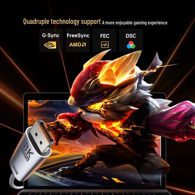 USB-C auf DisplayPort 1.4 8K Videokabel