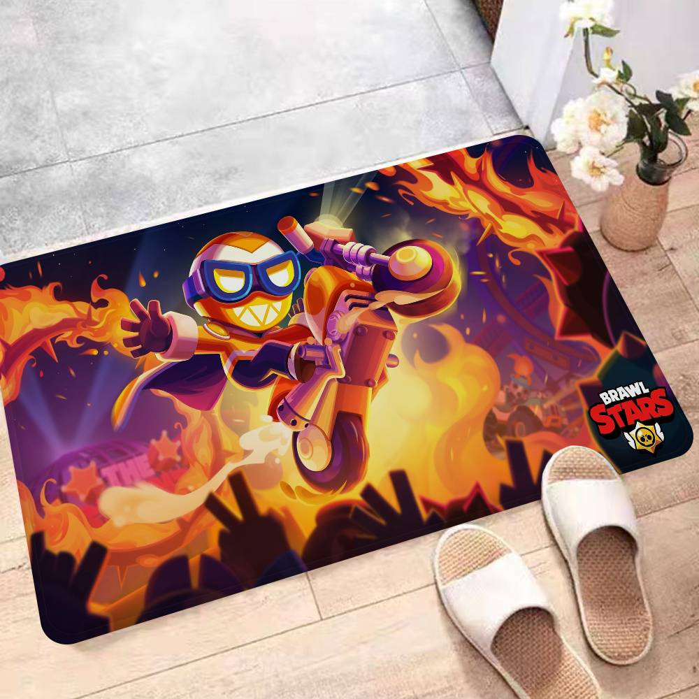 Strategy Game B-BRAWL STARS Floor Carpet Nordic Style Home Doormat Bathroom-Toilet Mats Bedroom Hotel Decor Mat