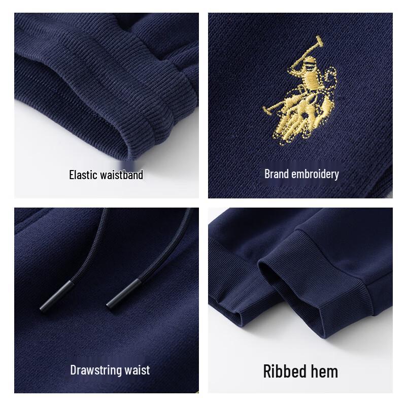 U.S. POLO ASSN. Men's Fleece-Lined Warm Casual Sweatpants