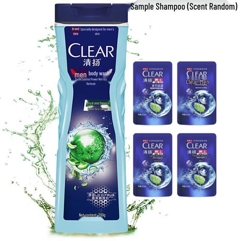 Clear Men Oil Control & Hydrating Shower Gel & Shampoo Set