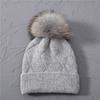 Autumn and winter fine twill wool hat rabbit down rabbit fur hat soft men's and women's warm soft waxy knitted hat