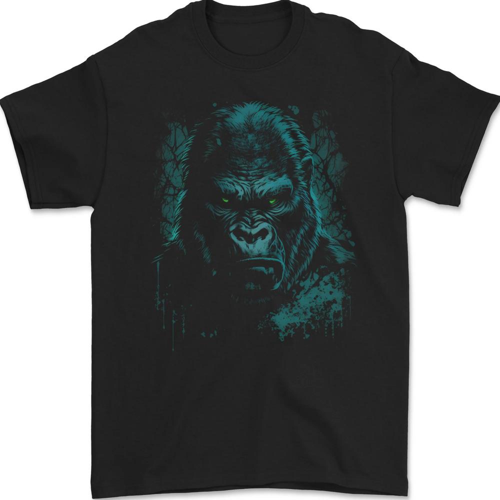 A Mean Gorilla Dark Style Unisexs TShirt 100 Cotton S