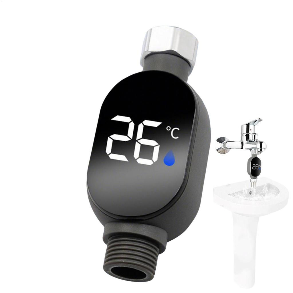 Shower Temperature Gauge Led Digital Display Baby Bath Water Temperature Gauge Waterproof Smart Monitor For Bath Bathroom