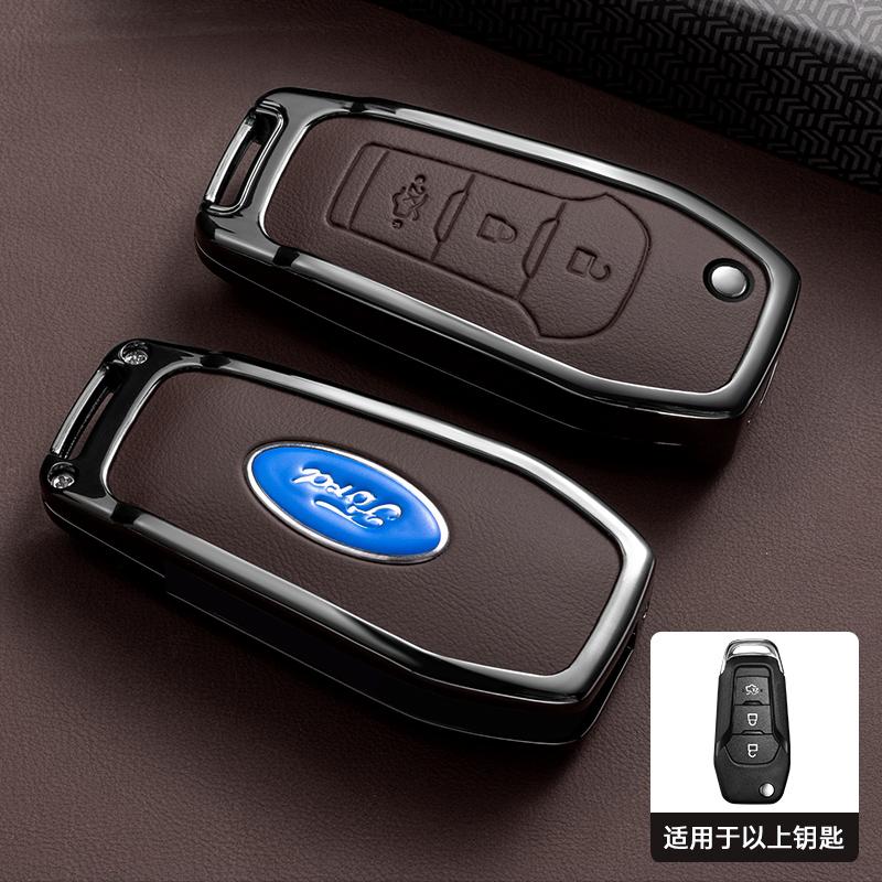 Car Smart Key Cover Case Keyless Key Bag For Ford Fusion Fiesta Escort Mondeo Everest Ranger 2019 S Max Kuga 2Focus MK3 Ecosport QM9