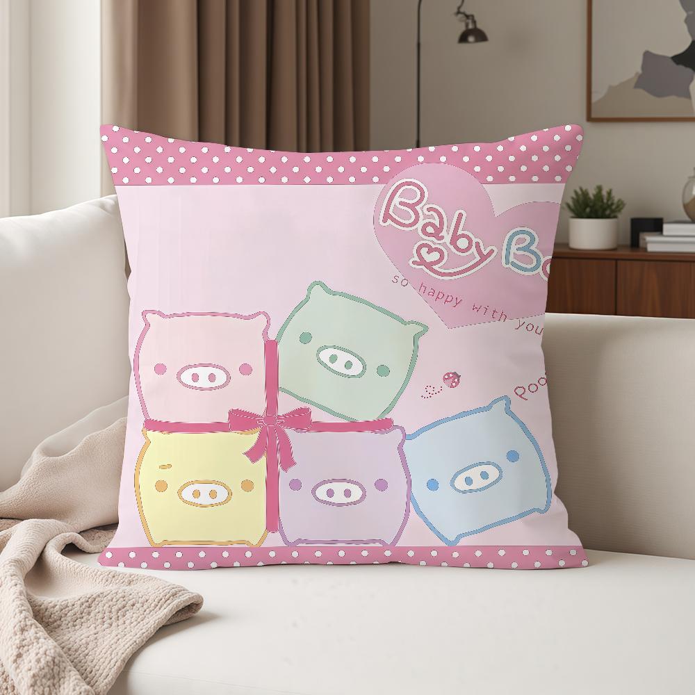 

Cartoon Cute Mmonokuro Boo Pillow Case Suitable For Bedrooms Living Rooms Cars Home Decoration 30cmx30cm