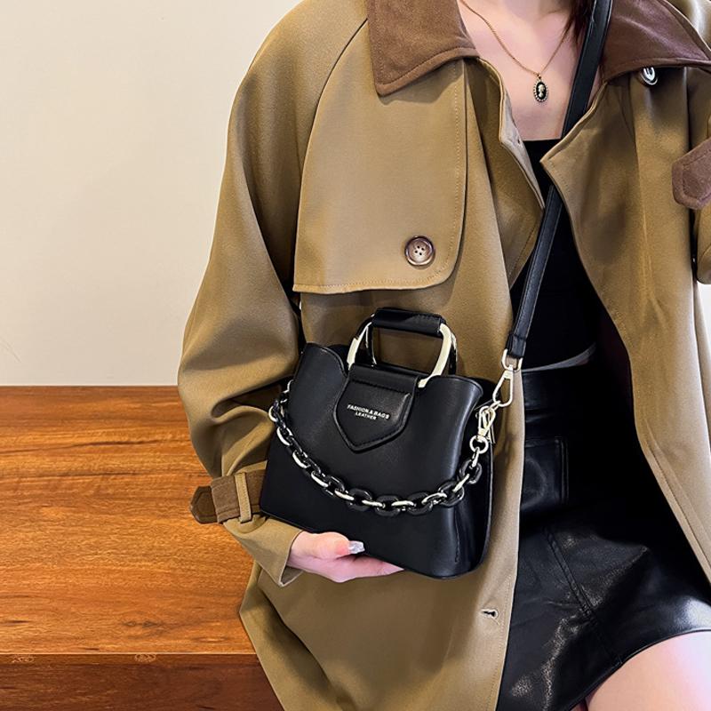 Fashion Crossbody Bucket Bag Trendy PU Shoulder Bag Women's Casual Handbag & Tote Purse CLE