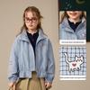 ASK JUNIOR Girls' Spring Plaid Jacket