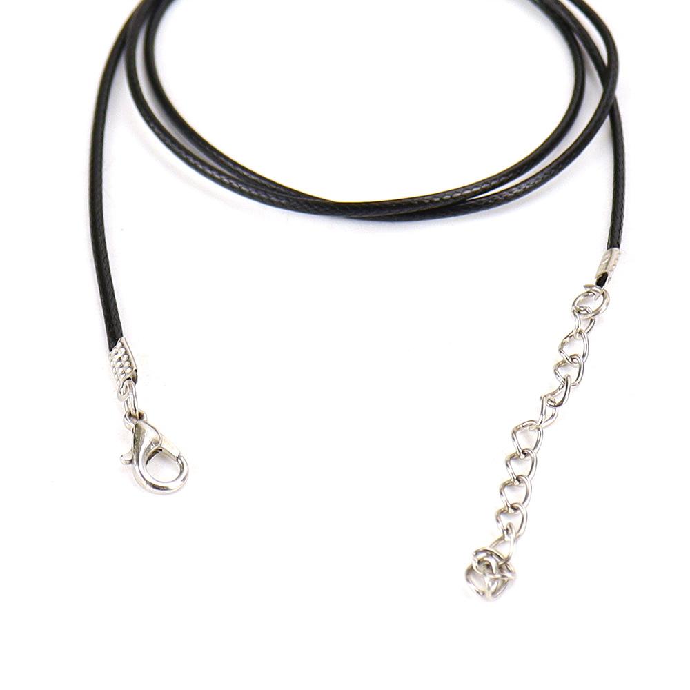 Diy Leather Rope Necklace Wax Rope Wax Line Necklace Lobster Buckle Wax Line Leather Rope Jewelry Necklace Accessories N48