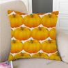 Gold Autumn Fall Pumpkin Harvest Art Thanksgiving Day Decoration Throw Pillow Car Pillow Case Cotton Linen Sofa Cushion Covers