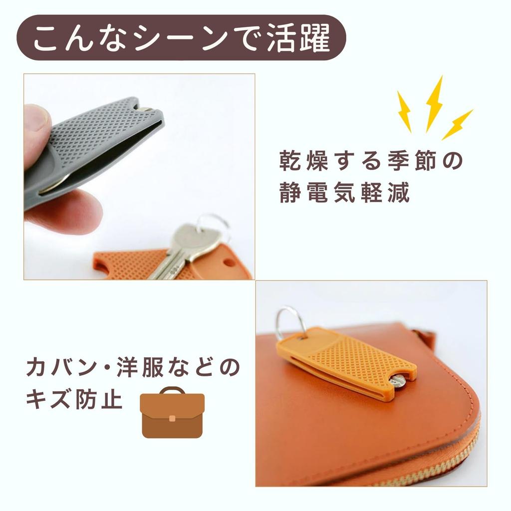 Livify plus Silicone Key Cover, Anti-Static, Invisible Key from Outside, Key Number Pickpocketing, Key Jingling, Anti-Scratch, Key Protection (Camel)