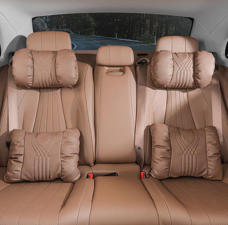 Universal Car Headrest & Lumbar Support Cushion Set for Maybach - All-Season Neck Protection