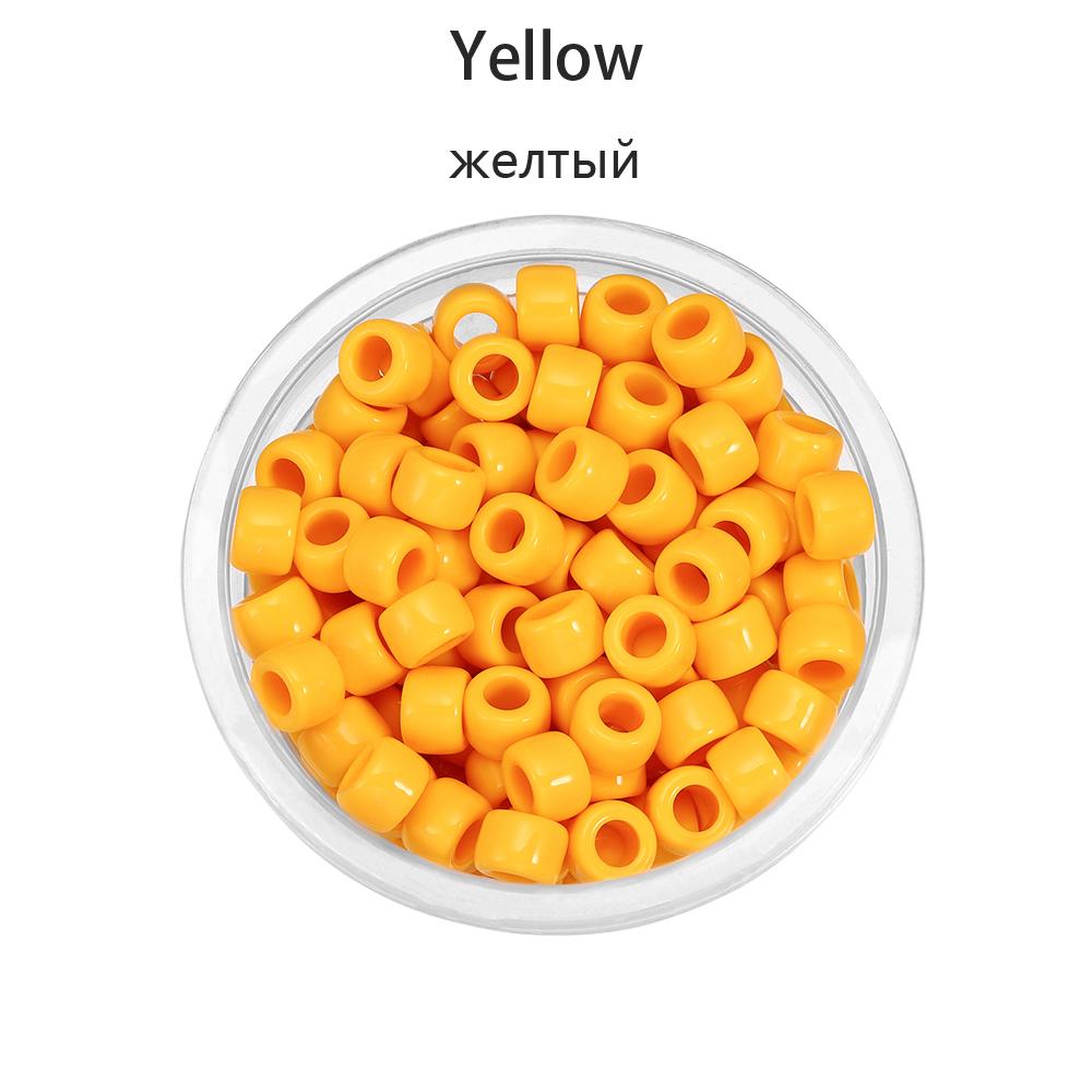 50/100Pcs 8.3mm Candy Color Large Hole Acrylic Beads Spacer Loose Beads for DIY Jewelry Making Findings Accessories Supplies