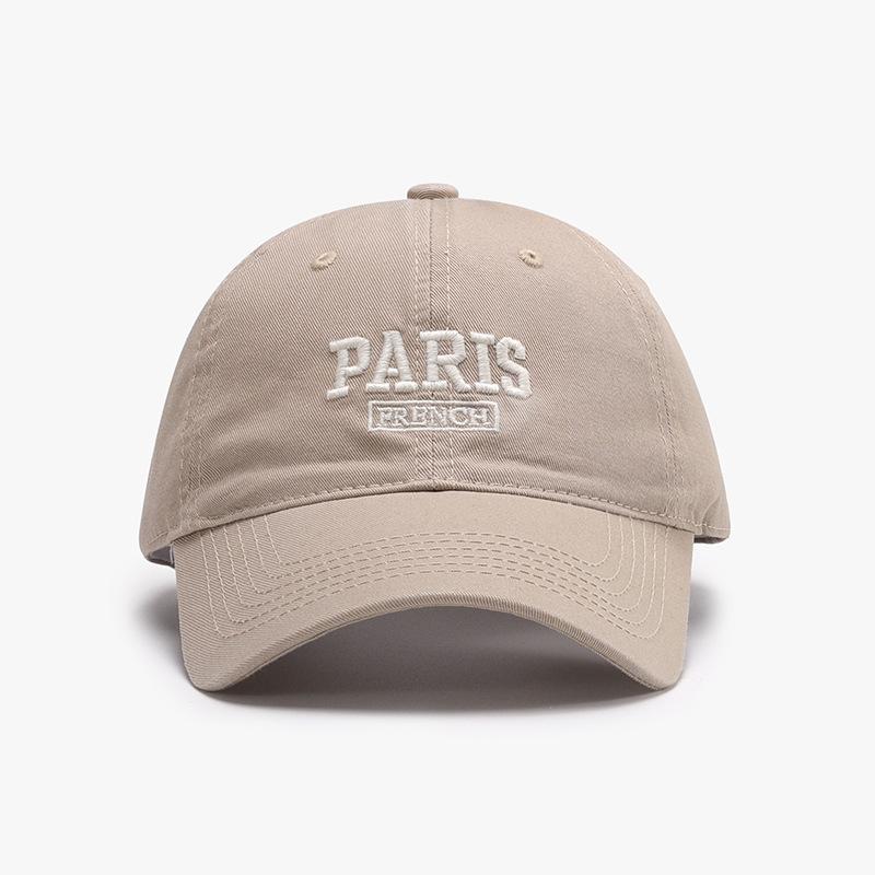 Koreanischer Stil Stickerei Buchstaben Baseballkappe Für Männer Frauen Pferdeschwanz Hüte Baumwolle Outdoor Einfacher Schirm Sommer Lässig Schirmmütze Neu
