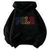 Herbst/Winter Kinder Streetwear Kapuzenpullover, Retro Regenbogenmuster Kapuzenpullover Unisex Langarmpullover.